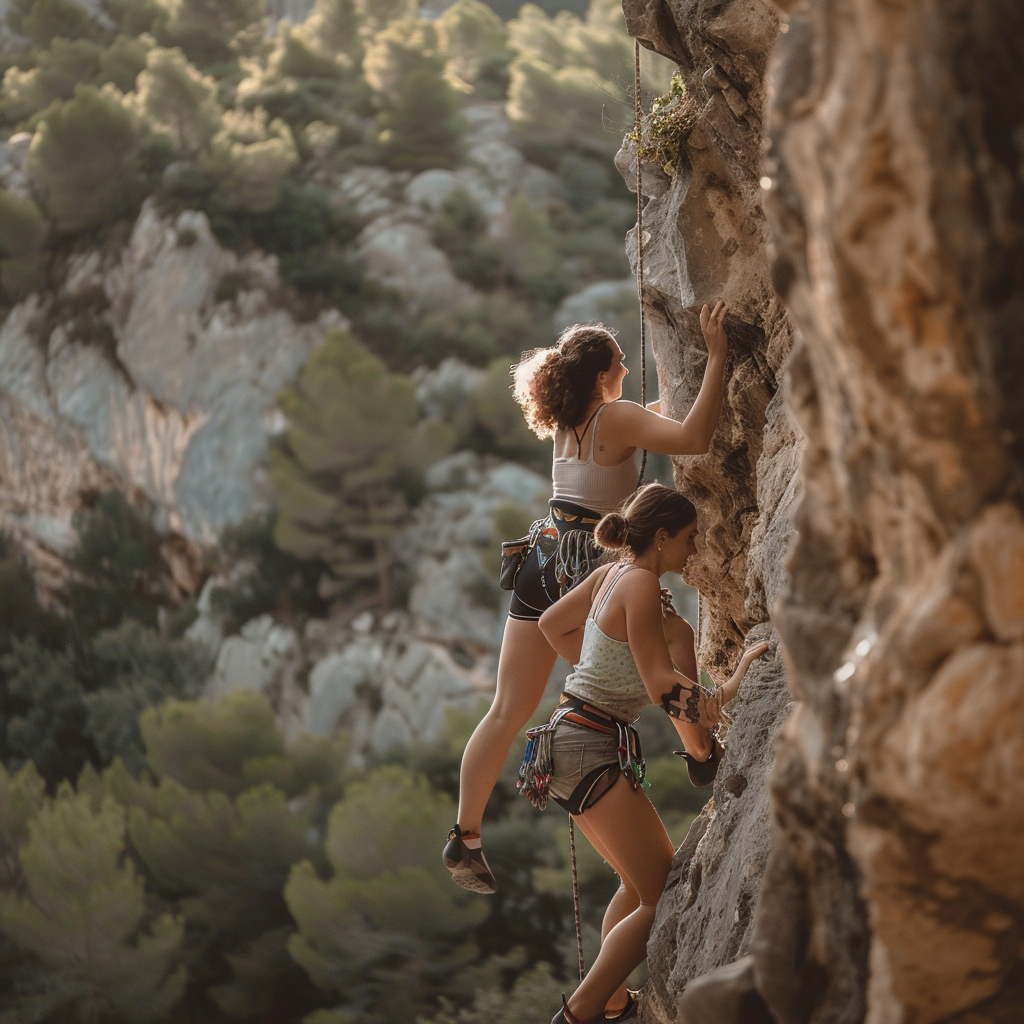 awannaby imagine Deux femmes dans la quarantaine escaladant u 0ca19f2f c2f2 44c4 8c28 2bc6b9d8e117 0